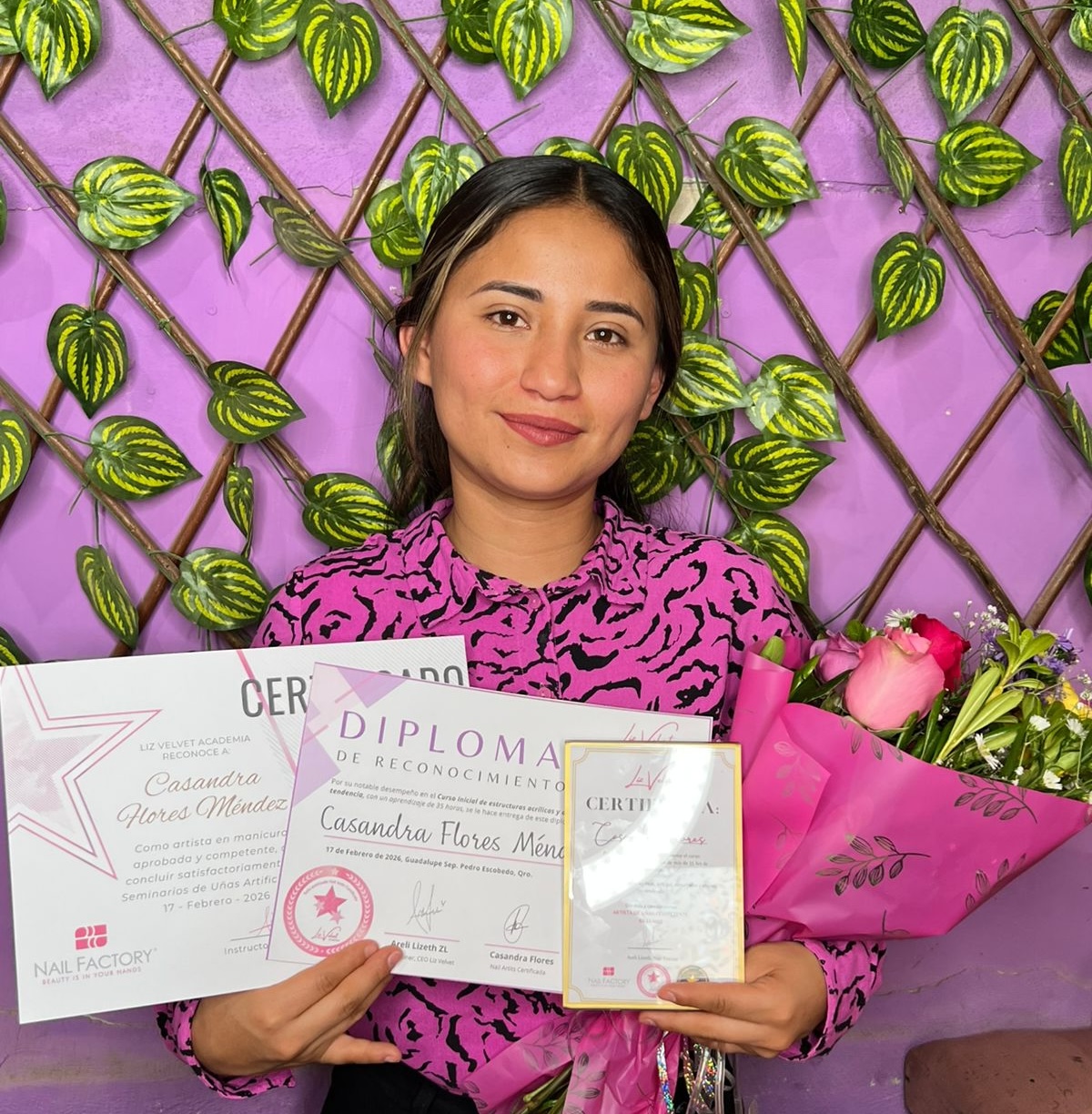 Alumna certificada