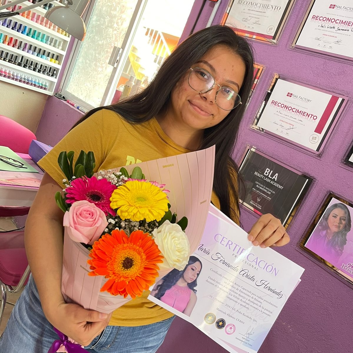 Alumna certificada