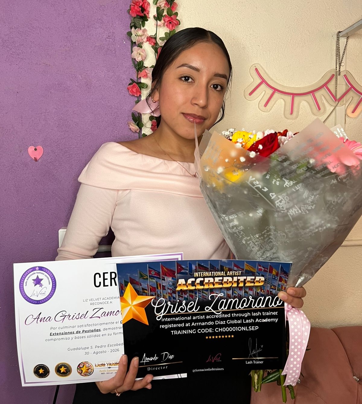 Alumna certificada
