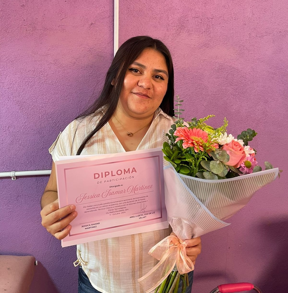 Alumna certificada
