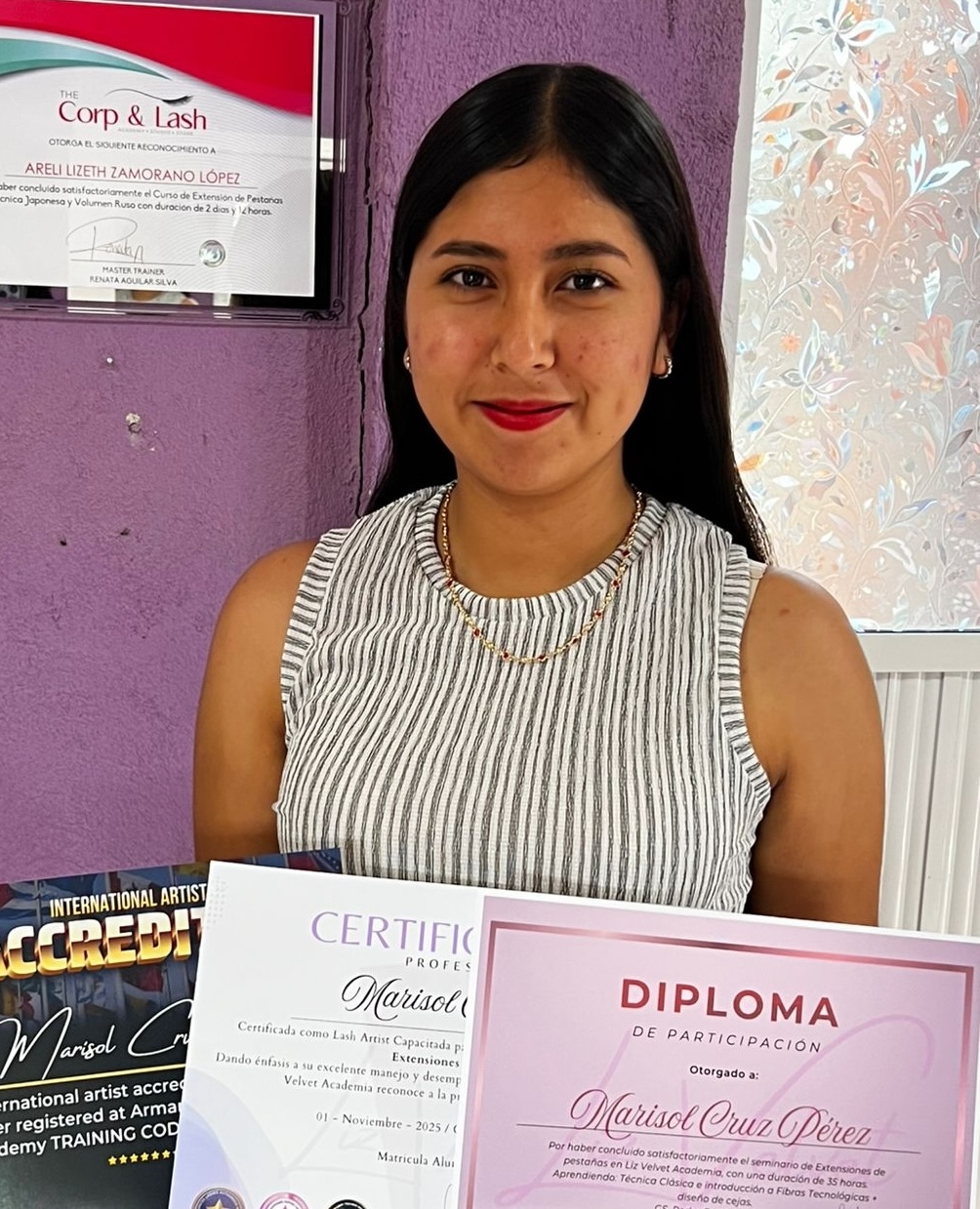 Alumna certificada