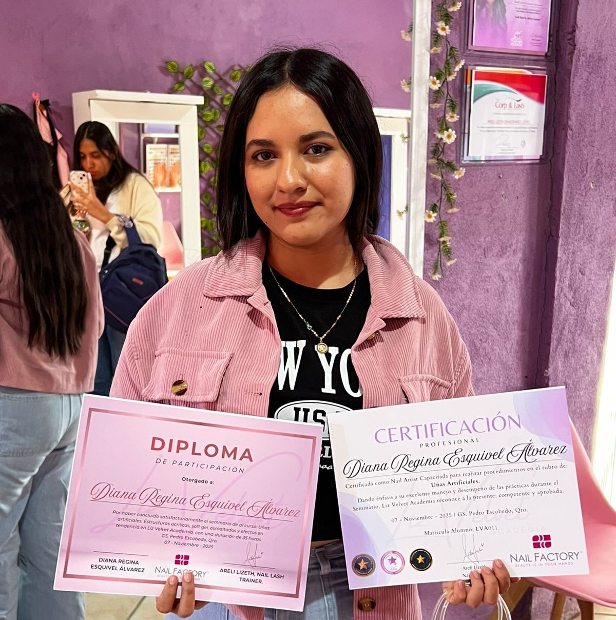 Alumna certificada