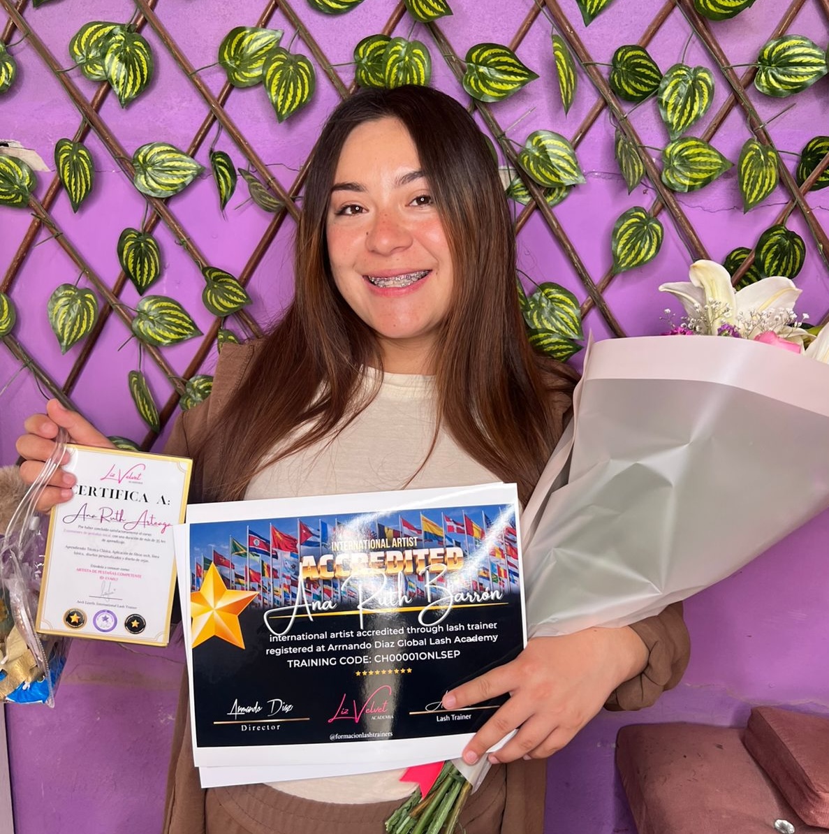 Alumna certificada